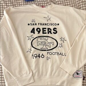 NFL San Francisco 49ers Cream Crewneck